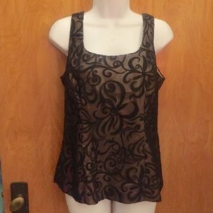 Dani Michaels Dressy Button Back Tank Top Size S/XS